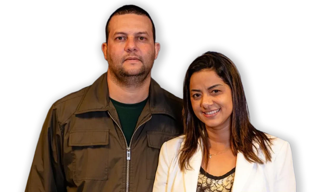 Rodrigo e Maria, à frente da Maria Bolsas